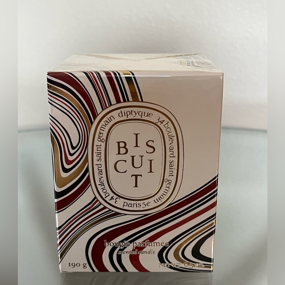 Diptyque Biscuit candle brand new in box holiday classic size 190g 6.5oz